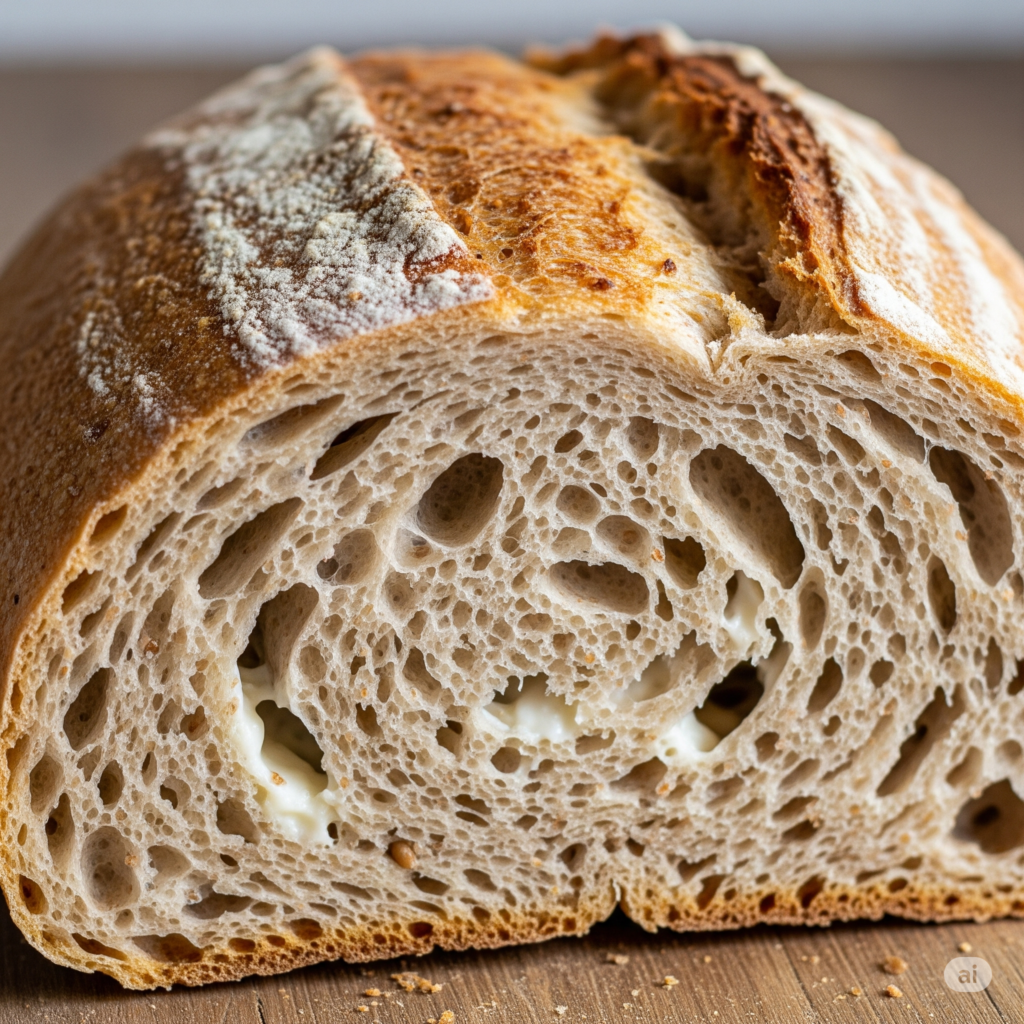 kara-bugday-unlu-yogurtlu-ekmek-1024x1024 Evde Mayasız ve Glutensiz Ekmek Tarifleri: 3 Pratik Alternatif