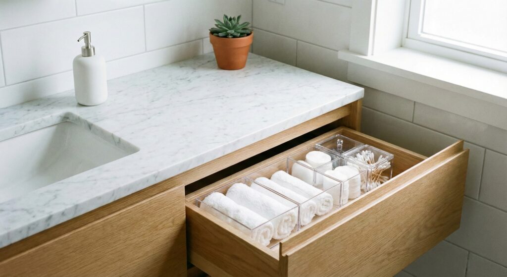 sade-duzenli-banyo-gorseli-1024x559 Minimalist Ev Düzeni: Az Eşya ile Daha Ferah ve Fonksiyonel Yaşam Alanları Yaratmak