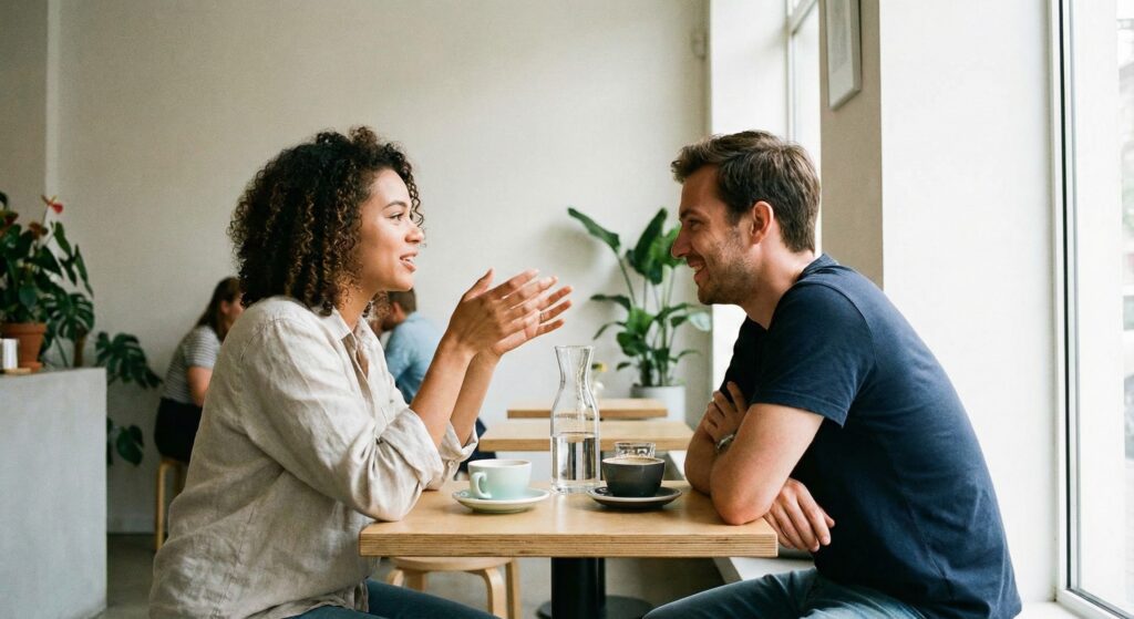 sohbet-eden-iki-kisi-gorseli-1024x559 Bilişsel Esneklik: Zor Durumlarda Hızlı Düşünmeyi ve Uyumu Güçlendirmek