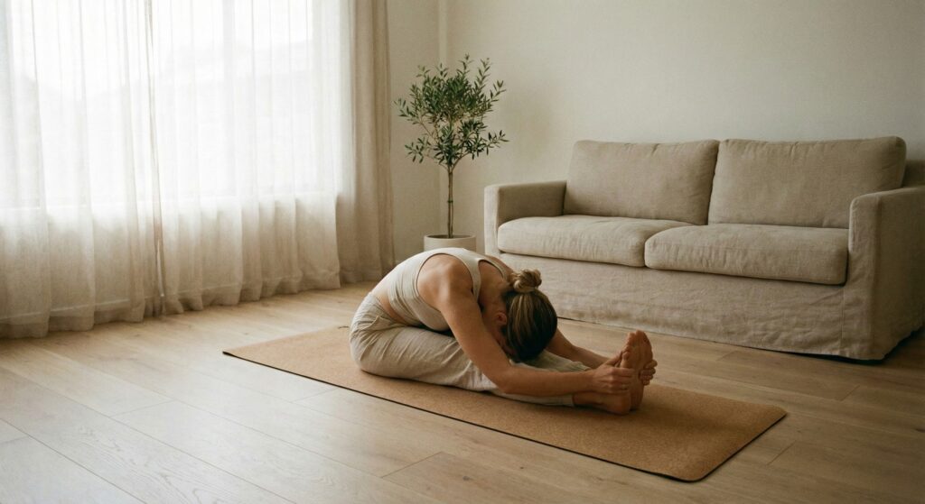 yoga-matinda-esneme-yapan-kadin-1024x559 Anti-Inflamatuar Yaşam Tarzı: Vücuttaki Sessiz İltihabı Azaltmanın Doğal Yolları